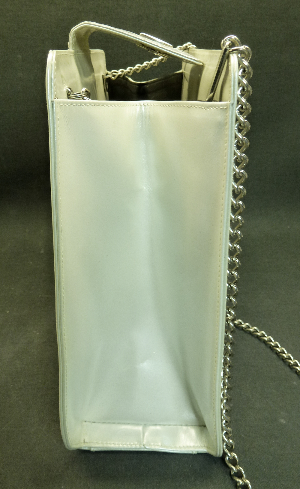 ferragamo white purse