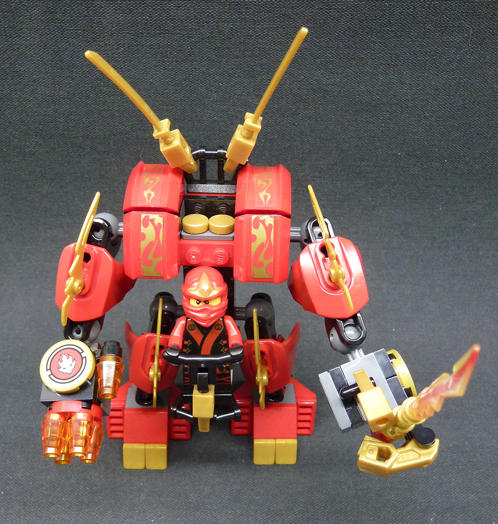 Lego Ninjago Kais Fire Mech Set 70500 100 Complete Winstructions